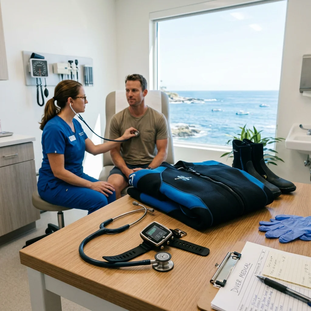 Enfermedades cardiovasculares y buceo: guía de aptitud médica actualizada
