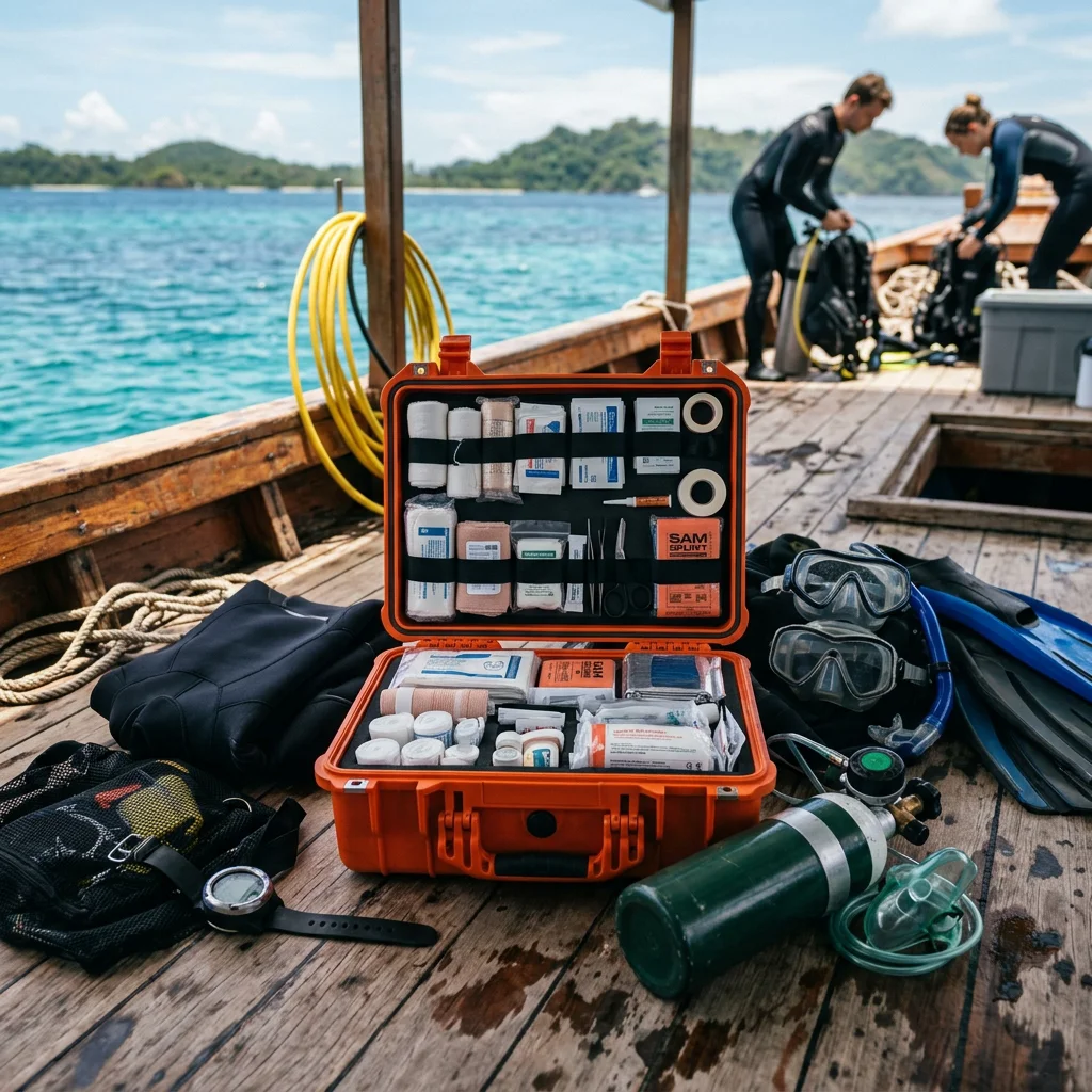 Buceo en cuevas: hilo guía, regla de tercios y navegación en oscuridad