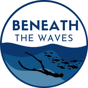 Beneath the waves Freediving logo