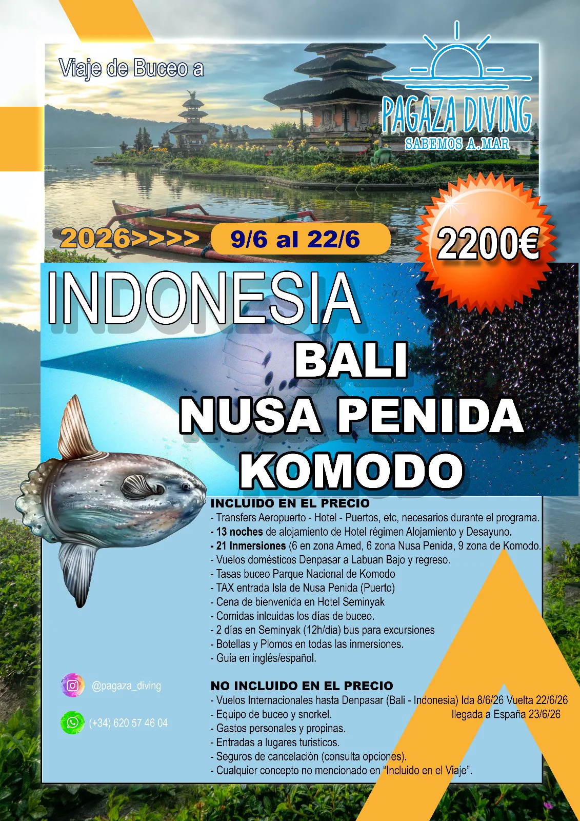 Pagaza Diving, Centro de Buceo PADI 5 ⭐⭐⭐⭐⭐