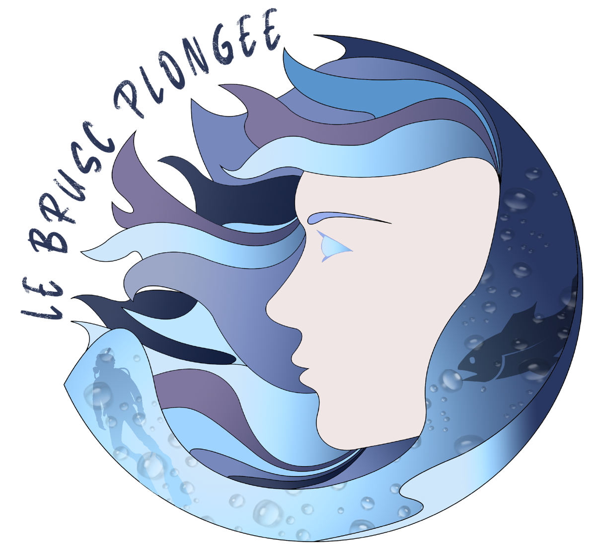 LE BRUSC PLONGEE logo