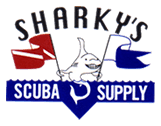 Sharkys Scuba Supply logo