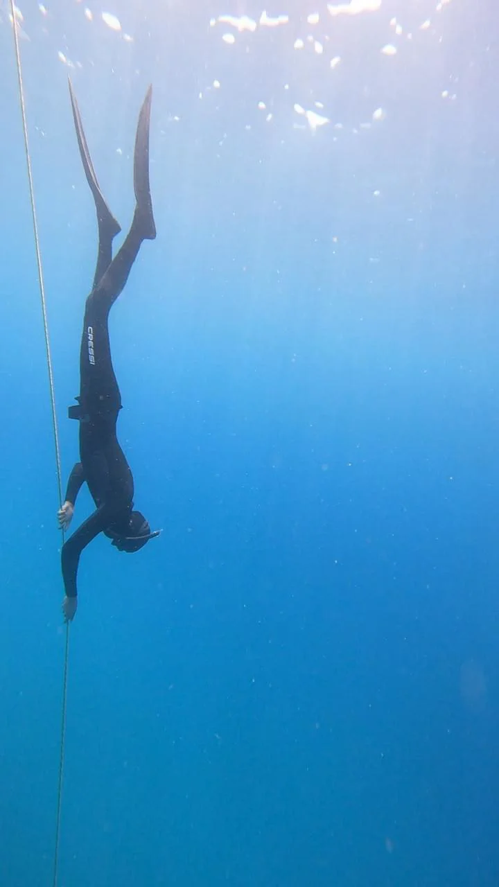 Beneath the waves Freediving