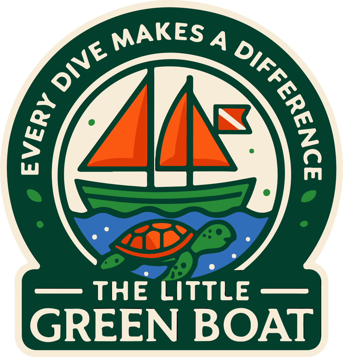 The Little Green Boat logo